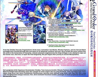 DVD Anime Fate/grand Order: Zettai Majuu Sensen Babylonia 绝对魔兽