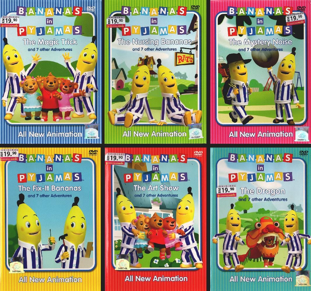 DVD Children Education Bananas in Pyjamas - the Magic Trick/the
