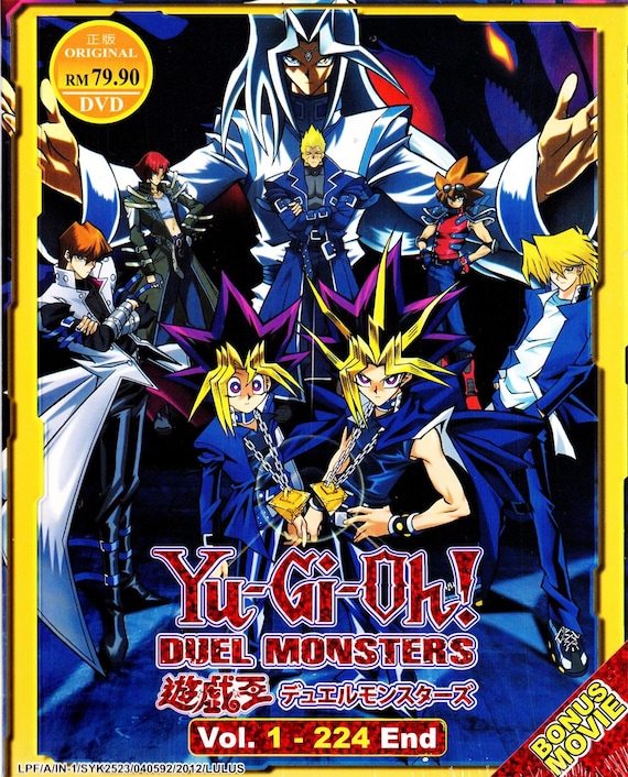 DVD Anime Yu Gi Oh! Duel Monster 游戏王 Vol. 1-224 End + Movie