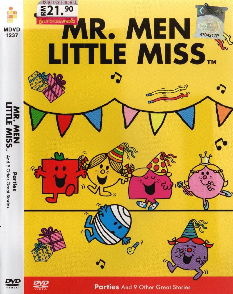 DVD Children Education Mr. Men Little Miss Series - Etsy