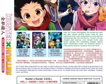 DVD Anime Hunter X Hunter Season 1 (1999) 全职猎人 Vol.1-92 End +