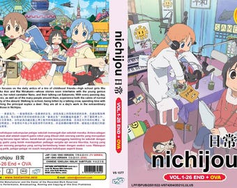 DVD Anime Nichijou 日常 Vol.1-26 End + OVA English Version Region