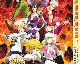 DVD Anime Nanatsu No Taizai 七原罪 Vol.1-136 End + 4 Movie + 2 OVA