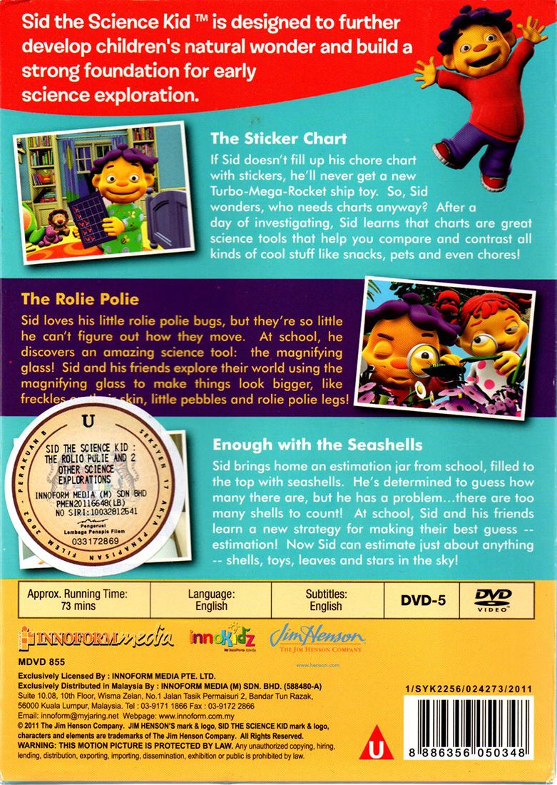 DVD Children Education SID the Science Kid - the Rolie Police