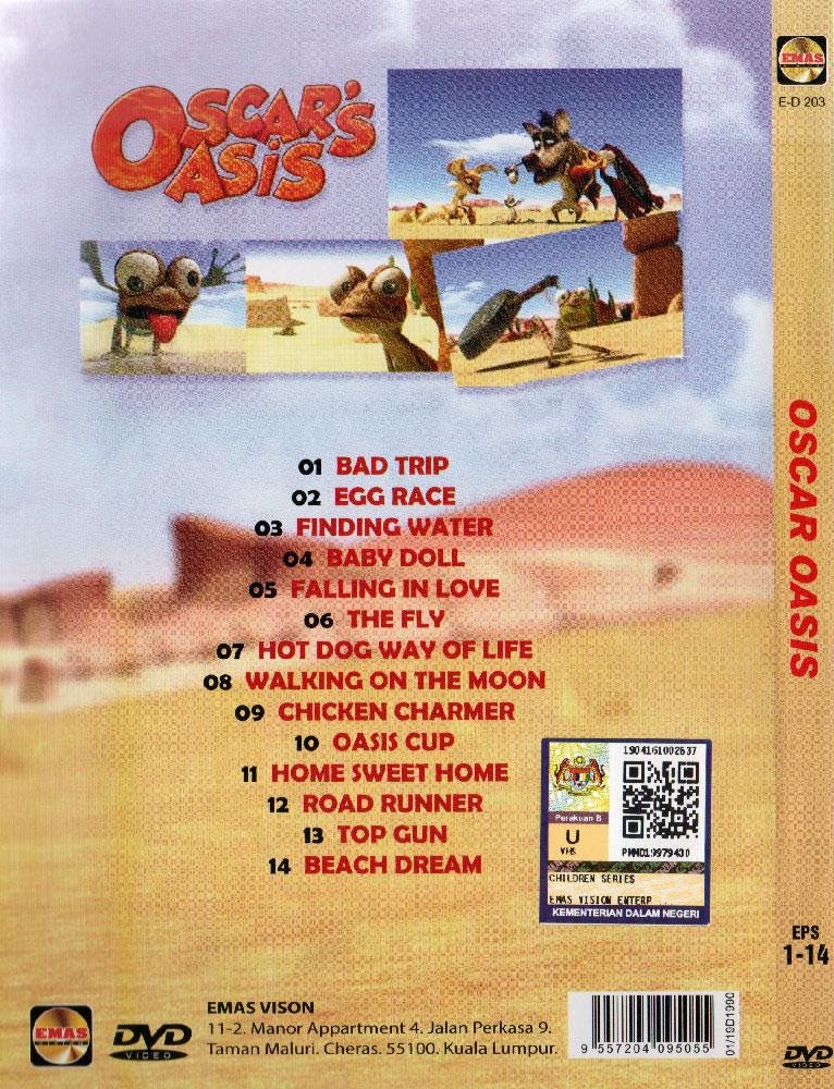 DVD Children Cartoon Oscar's Asis - the Heat is on Episode 1-14 - Etsy