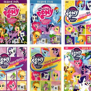 DVD Children Cartoon My Little Pony Friendship In Magic Season 4 / 5 / 6 / 7 / 8 / 9