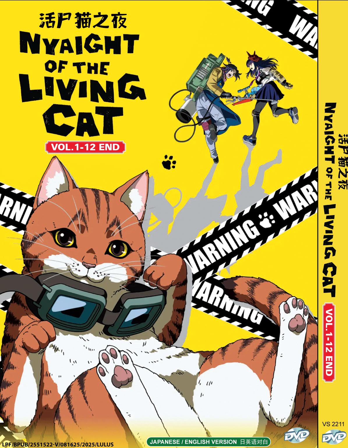 DVD Anime Nyaight of the Living Cat 活尸猫之夜 Vol.1-12 End