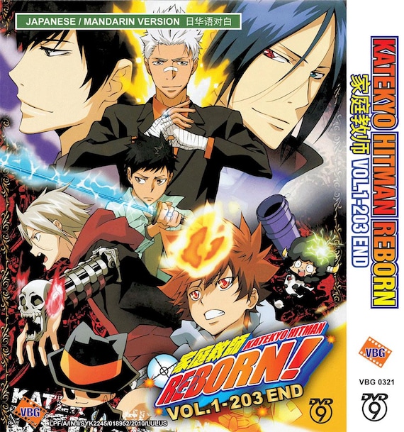 DVD Anime Katekyo Hitman Reborn 家庭教师 Vol.1-203 End - Etsy