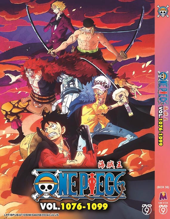 DVD Anime One Piece 海贼王 Box 36 Vol.1076-1099 *english