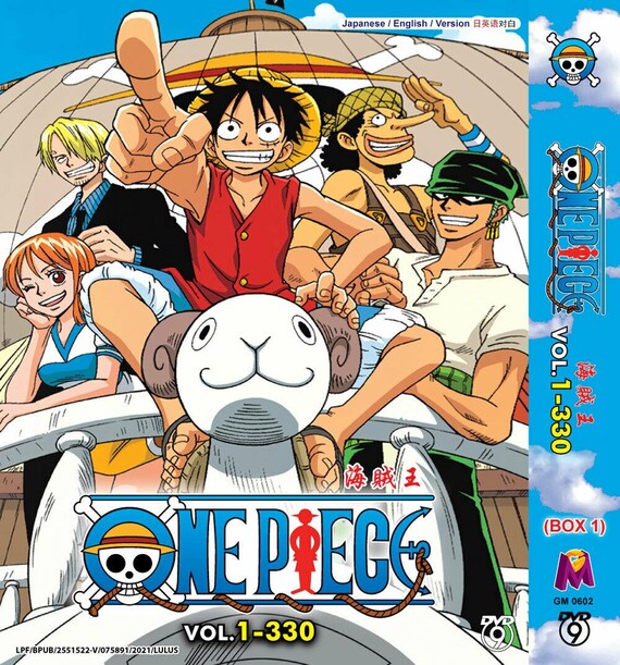 DVD Anime One Piece 海贼王 Vol.1-330 Box 1 *english Version*region