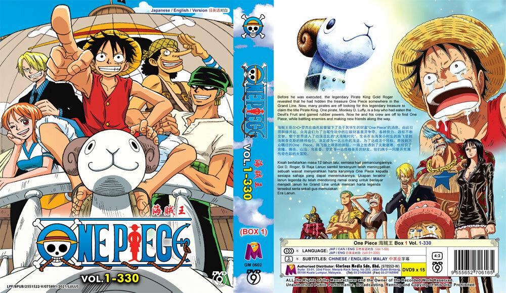 DVD Anime One Piece 海贼王 Vol.1-330 Box 1 *english Version*region
