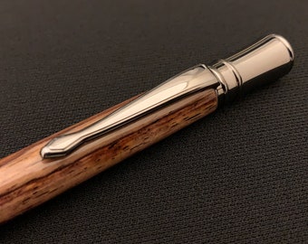 Turned Wood Pen - Cocobolo with Gun Metal Hardware