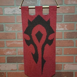 World of Warcraft Chainmaille Horde Banner