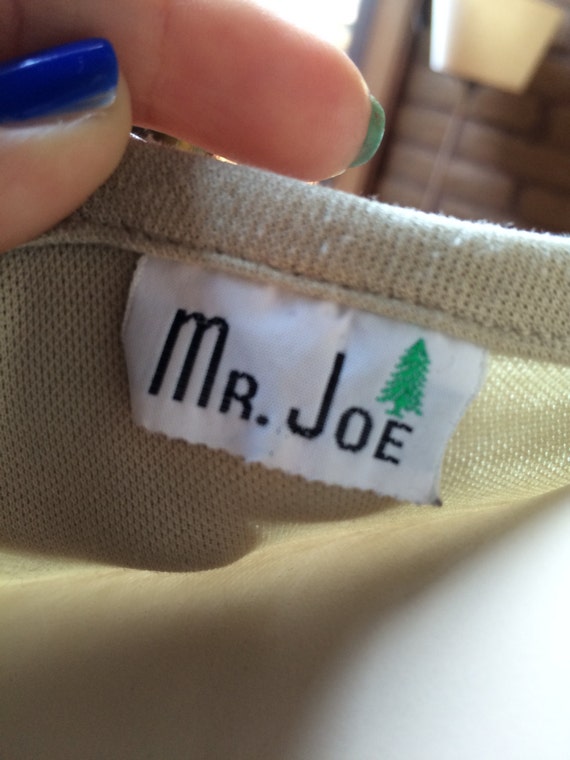 1960's mod short-sleeve knee-length elastic-waist… - image 5