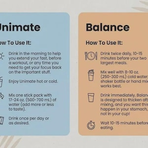 Unikate Balance Unimate Bündel | Glucose Support Drink Mix + Yerba Mate Energie Drink | Natürliches Orangen- und Zitronenaroma | Insgesamt 90 Stickpackungen Bild 5