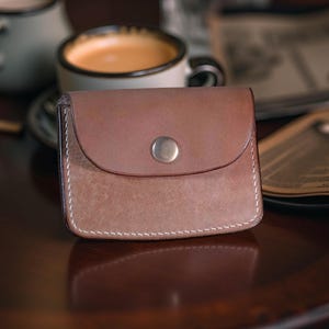 Gepersonaliseerd, leer, kaart, houder, minimalistisch, edc, portemonnee, uniek, verjaardagscadeau, vriendje, 3106-CASE/Pueblo Camel-Buttero Camel
