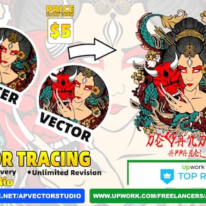 Vectortraceringsservice | Afbeelding converteren naar SVG, AI, EPS | Logo naar vector
