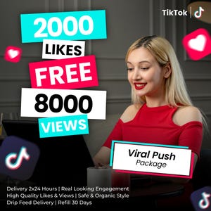 New Best Deals 2000+ TikTok Likes Free 8000 Views for one videos | Social Elevy