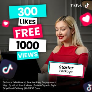 New Best Deals 300+ TikTok Likes Free 1000 Views for one videos | Social Elevy