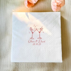 Personalized Wedding Napkins, Custom Monogram Napkins, Rehearsal Dinner Napkins, Cocktail Napkins, Luncheon Guest Towels,Anniversary Napkins