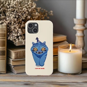 Personalized Kpop Demon Hunter Tiger Phone Case, Cute Blue Tiger iPhone Samsung Cover, Custom Anime Animal Gift, Kpop Fan Phone Case