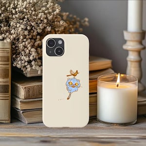 Kpop Demon Hunter Tiger Phone Case, Cute Blue Tiger iPhone Samsung Cover, Funny Kpop Animal Phone Case, Anime Style Tiger Gift