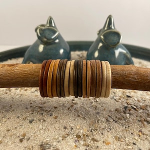 Anillos de madera apilables / Anillos de madera curvada