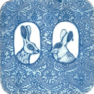 Etching - printmaking - fine art etching - original etching - original art - &#39;He and She 2&#39;