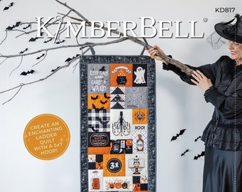 Pumpkins and Potions, Machine Embroidery, Quilt Fabric Kit, Instruction Booklet & CD, Embellishment Kit, Thread Kit, Kimberbell