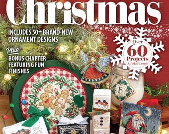 PRE-ORDER, Magazine, Just Cross Stitch, Christmas 2025, Counted Cross Stitch, Cross Stitch, Christmas, Holiday Decor, Christmas Ornaments