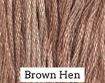 Classic Colorworks, Brown Hen, CCT-220, 5 YARD Skein, Hand Dyed Cotton, Embroidery Floss, Cross Stitch, Hand Embroidery Thread