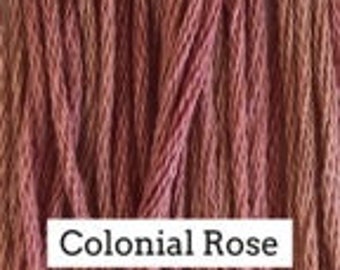 Classic Colorworks, Colonial Rose, CCT-247, 5 YARD Skein, Hand Dyed Cotton, Embroidery Floss, Counted Cross Stitch, Embroidery Thread