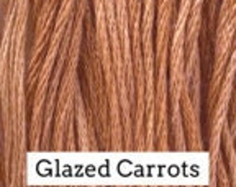 Classic Colorworks, Glazed Carrots, CCT-233, 5 YARD Skein, Hand Dyed Cotton, Embroidery Floss, Counted Cross Stitch, Embroidery Thread