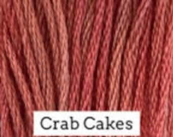 Classic Colorworks, Crab Cakes, CCT-080, 5 YARD Skein, Hand Dyed Cotton, Embroidery Floss, Counted Cross Stitch,Hand Embroidery Thread