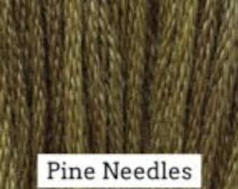 Classic Colorworks, Pine Needles, CCT-250, 5 YARD Skein, Hand Dyed Cotton, Embroidery Floss, Counted Cross Stitch, Embroidery Thread