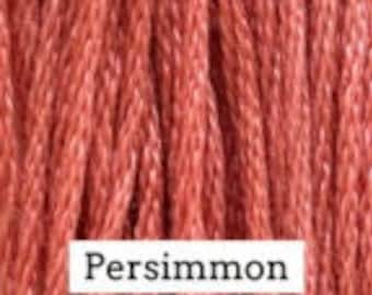 Classic Colorworks, Persimmon, CCT-142, 5 YARD Skein, Hand Dyed Cotton, Embroidery Floss, Counted Cross Stitch,Hand Embroidery Thread