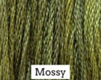 Classic Colorworks, Mossy, CCT-229, 5 YARD Skein, Hand Dyed Cotton, Embroidery Floss, Counted Cross Stitch, Hand Embroidery Thread