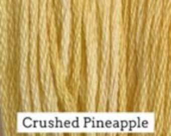 Classic Colorworks, Crushed Pineapple, CCT-052, 5 YARD Skein, Hand Dyed Cotton, Embroidery Floss, Counted Cross Stitch, Embroidery Thread