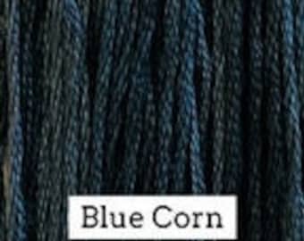 Classic Colorworks, Blue Corn, CCT-218, 5 YARD Skein, Hand Dyed Cotton, Embroidery Floss, Counted Cross Stitch, Hand Embroidery Thread