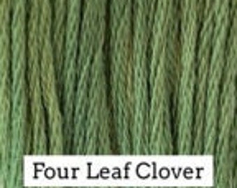Classic Colorworks, Four Leaf Clover, CCT-195, 5 YARD Skein, Hand Dyed Cotton, Embroidery Floss, Counted Cross Stitch,Hand Embroidery Thread