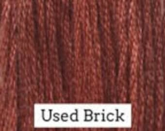 Classic Colorworks, Used Brick, CCT-090, 5 YARD Skein, Hand Dyed Cotton, Embroidery Floss, Counted Cross Stitch, Hand Embroidery Thread