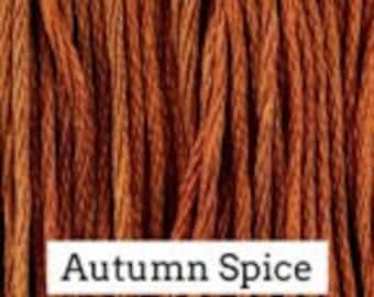 Classic Colorworks, Autumn Spice, CCT-251, 5 YARD Skein, Hand Dyed Cotton, Embroidery Floss, Counted Cross Stitch, Hand Embroidery Thread