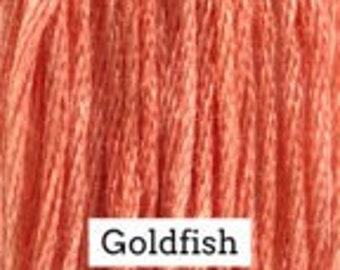 Classic Colorworks, Goldfish, CCT-015, 5 YARD Skein, Hand Dyed Cotton, Embroidery Floss, Counted Cross Stitch,Hand Embroidery Thread