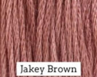 Classic Colorworks, Jakey Brown, CCT-036, 5 YARD Skein, Hand Dyed Cotton, Embroidery Floss, Counted Cross Stitch, Embroidery Thread