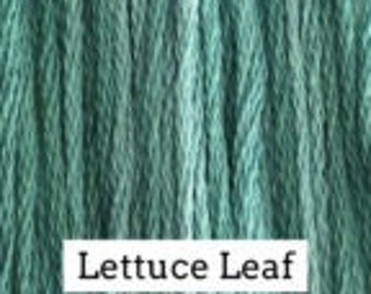 Classic Colorworks, Lettuce Leaf, CCT-020, 5 YARD Skein, Hand Dyed Cotton, Embroidery Floss, Counted Cross Stitch, Hand Embroidery Thread