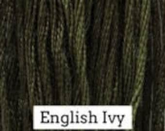 Classic Colorworks, English Ivy, CCT-179, 5 YARD Skein, Hand Dyed Cotton, Embroidery Floss, Counted Cross Stitch, Hand Embroidery Thread