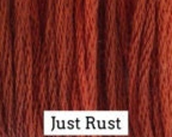 Classic Colorworks, Just Rust, CCT-144, 5 YARD Skein, Hand Dyed Cotton, Embroidery Floss, Counted Cross Stitch, Embroidery Thread