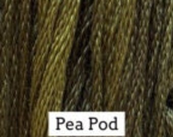 Classic Colorworks, Pea Pod, CCT-183, 5 YARD Skein, Hand Dyed Cotton, Embroidery Floss, Counted Cross Stitch, Hand Embroidery Thread