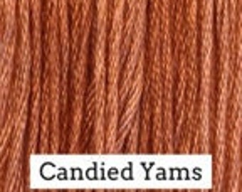 Classic Colorworks, Candied Yams, CCT-006, 5 YARD Skein, Hand Dyed Cotton, Embroidery Floss, Counted Cross Stitch, Hand Embroidery Thread
