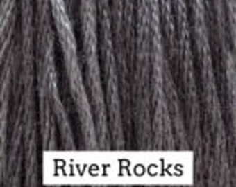 Classic Colorworks, River Rocks, CCT-109, 5 YARD Skein, Hand Dyed Cotton, Embroidery Floss, Counted Cross Stitch, Hand Embroidery Thread